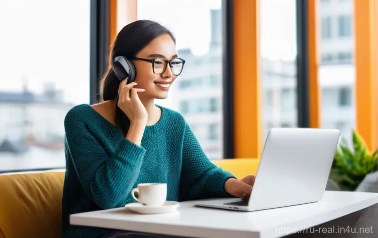 공인중개사 시험 준비를 위한 최신 동영상 활용 - **Prompt 1: Flexible Online Learning for Professionals**
"A young, focused female professional i...