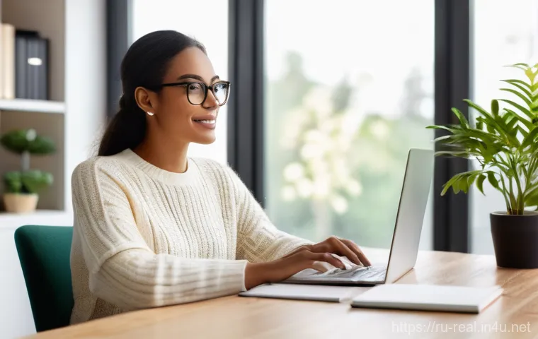 공인중개사 시험 대비 동영상 학습 자료 활용 - **Prompt: Empowered Online Learning for a Real Estate Professional**
"A sophisticated, focused f...