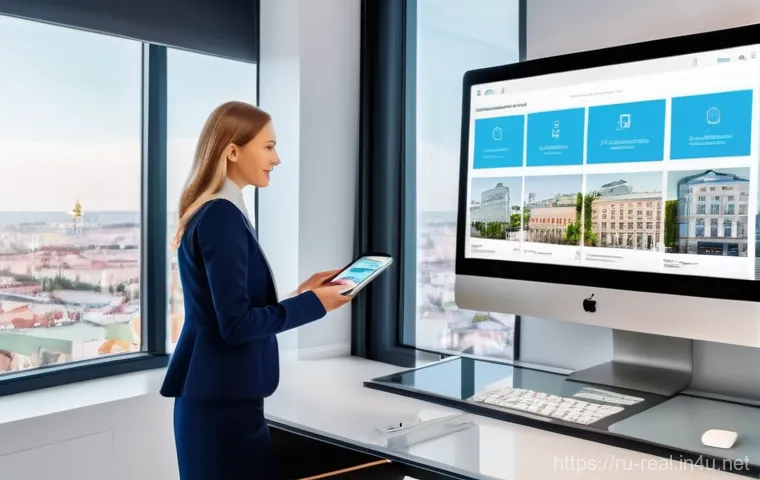 공인중개사 시험 대비 세부 체크리스트 - A compassionate and attentive male real estate agent, in his late 30s, engages in a warm, empathetic...