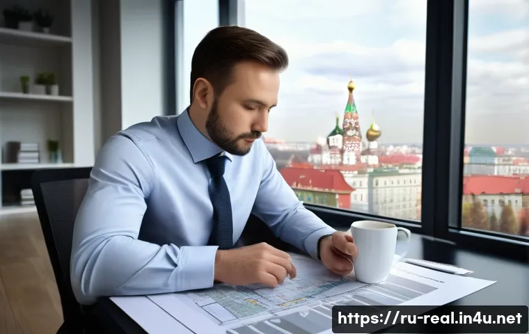 공인중개사와 부동산 데이터 활용 방법 - **Prompt 1: The Meticulous Property Analyst**
A highly detailed shot of a male real estate analy...