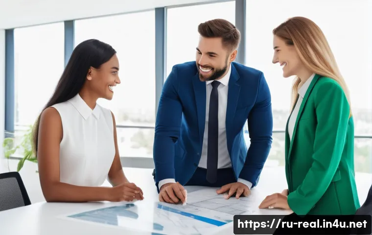 공인중개사 시험 대비 최신 트렌드 분석 - **Prompt 1: Modern Real Estate Consultation**
"A professional female real estate agent, dressed ...