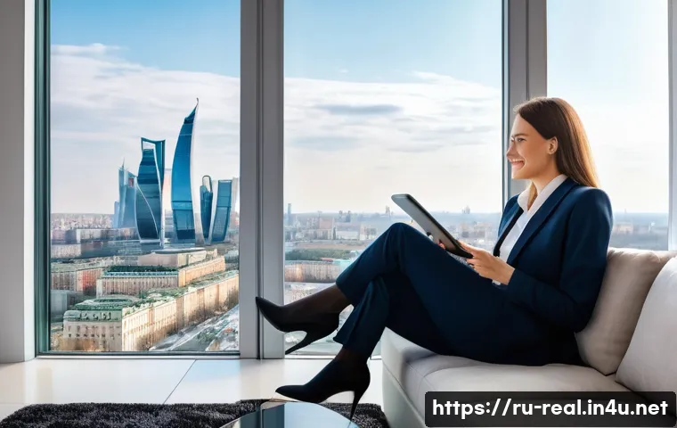 공인중개사 시험 준비와 관련된 동기 부여 - **Dynamic Russian Real Estate Professional in Moscow**
A confident female real estate agent, in ...