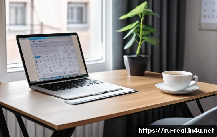 공인중개사 시험 대비 최신 교육 자료 - A modern study environment featuring a young Russian adult preparing for a real estate exam at home:...